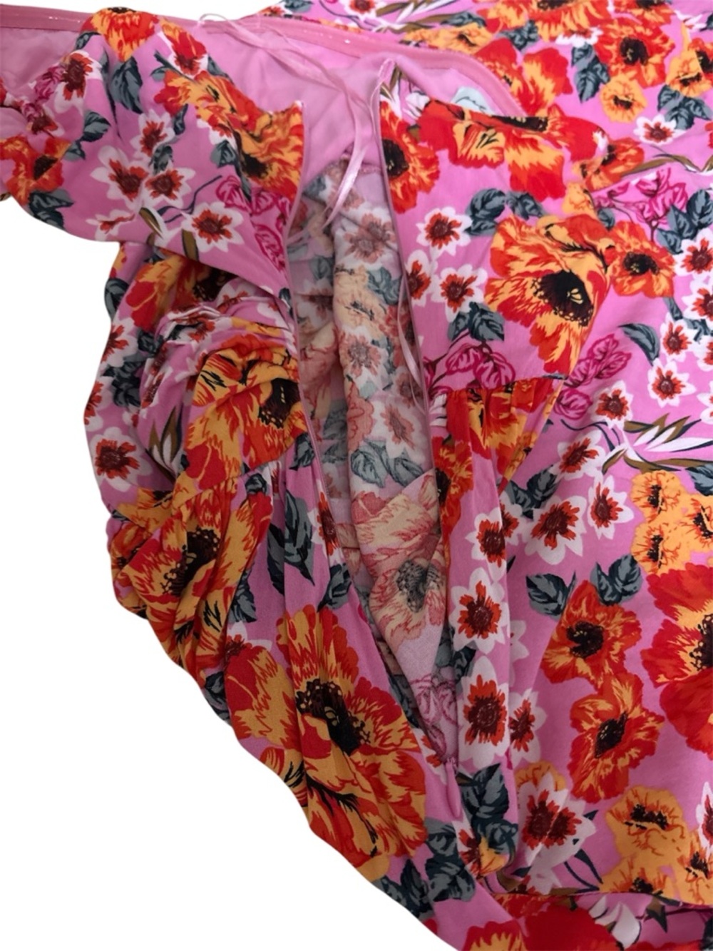 Petal & Pup Sarai Maxi Dress in Pink Floral Sz 6 - Picture 12 of 15